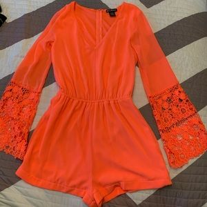 Hot pink romper size Small